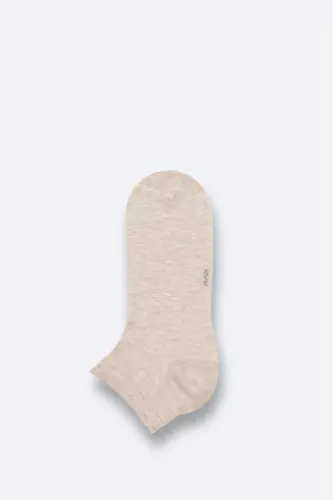 Erkek Açık Bej Bambu Patik Çorap B008556 - Açık Bej 