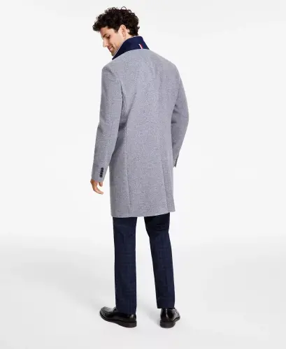 Men's Addison Wool-Blend Trim Fit Overcoat - TOMMY HILFIGER (1)