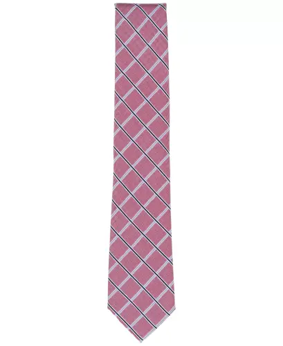 Men's Agoston Stripe Tie, Exclusively at Modazone-Red - CLUB ROOM (1)