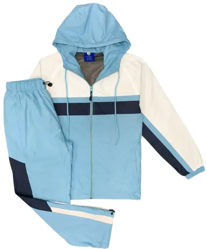 Men’s Active 2-Piece Ridge Windbreaker Tracksuit Matching Set- - 4