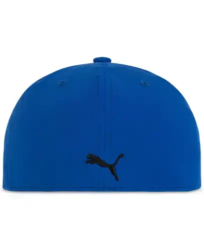 Men's Alloy Solid Color Cat Logo Stretch Fit Cap-Med Blue - PUMA (1)