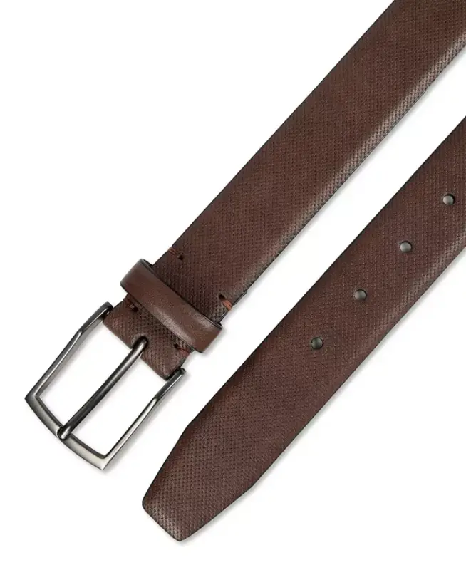Men's AlfaTech Stretch Dress Belt - Dark Brown - 4