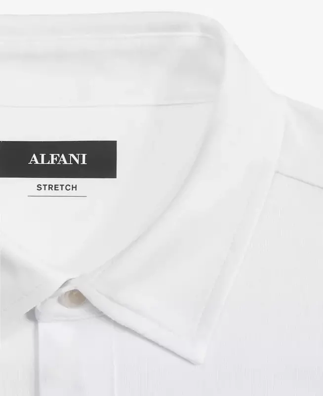 Men's AlfaTech Stretch Solid Polo Shirt, Created for Modazone-Bright White - 3