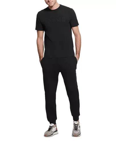 Men's Alphy Short Sleeves T-shirt-Jet Black - GUESS (1)