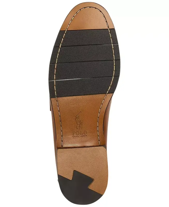 Men's Alston Leather Penny Loafers - Black - 5