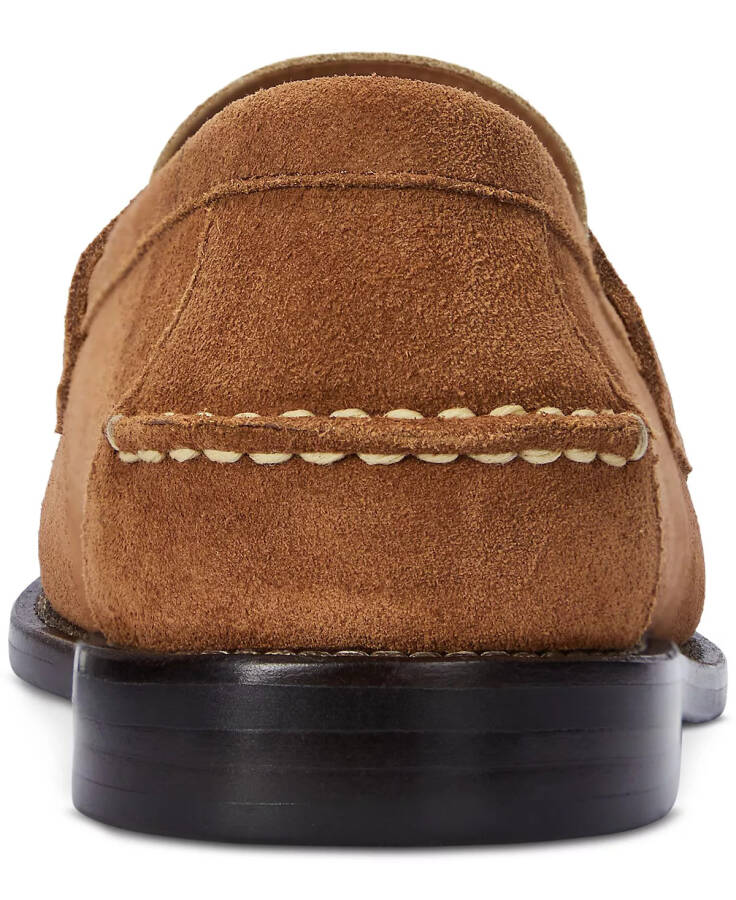 Erkek Alston Süet Penny Loafer Kahverengi/Krem - 3