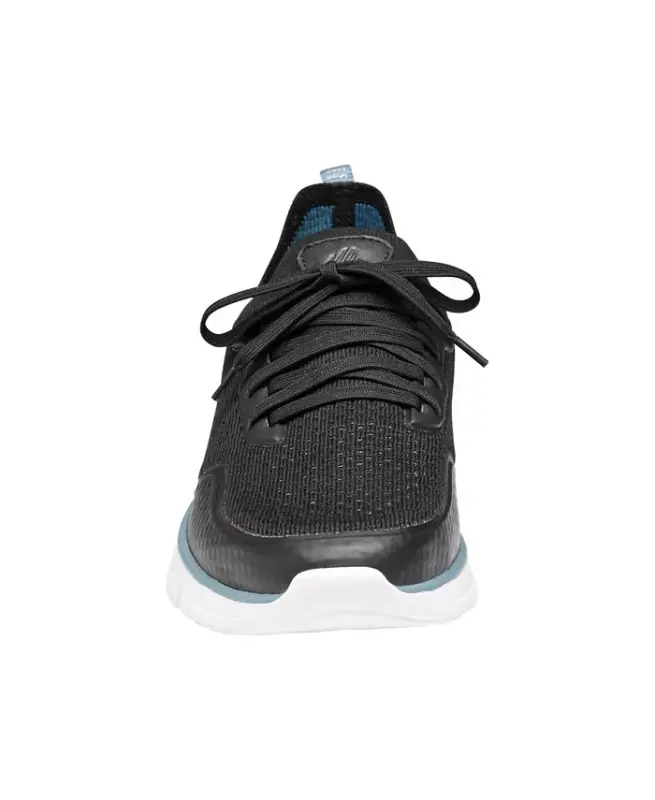 Men's Amherst Lug Sport Lace-up Sneakers - Black Knit - 6