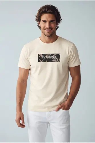 Erkek Antique White T-Shirt - White - 1