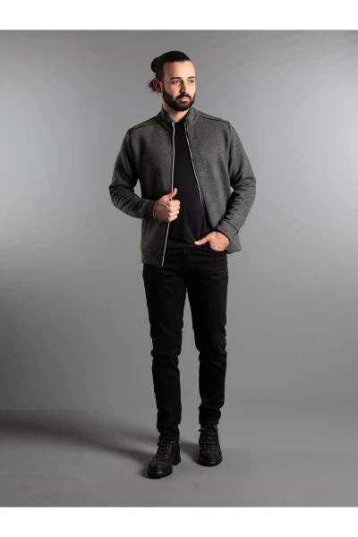 ERKEK ANTRASİT FİTİLLİ HIRKA-ANTRASİT - 3