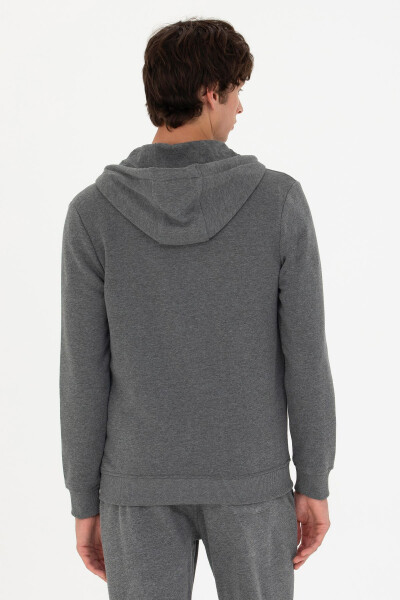 Erkek Antrasit Melanj Sweatshirt (50269401-VR081) - 5