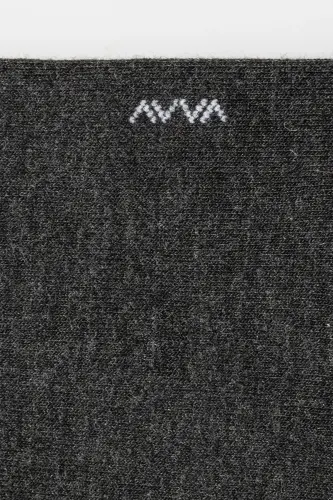 Erkek Antrasit Pamuklu Patik Çorap B008556-Antrasit - 3