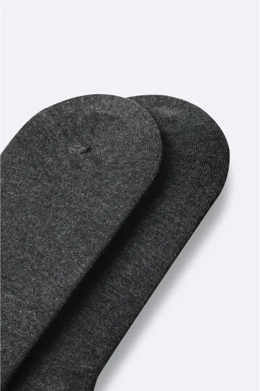 Erkek Antrasit Bambu Patik Çorap B008556 - Antrasit - 2