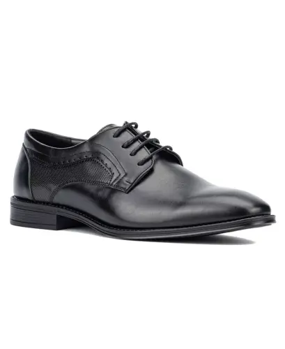 Men's Apollo Lace-Up Oxford Shoes - Black - 1