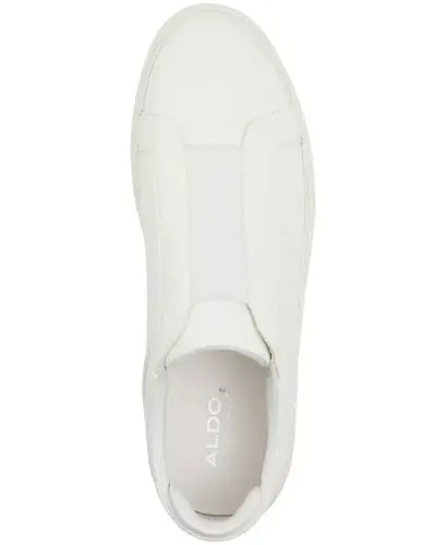 Men's Aros Synthetic Slip On Shoe - White - 4