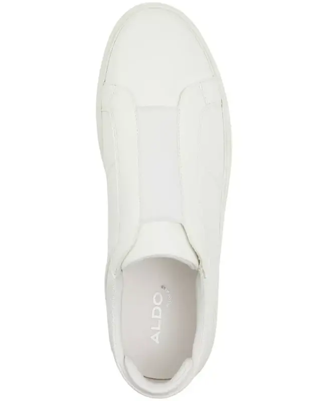 Men's Aros Synthetic Slip On Shoe - White - 4