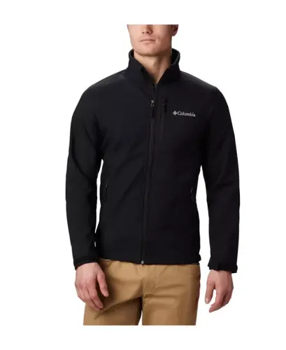 Men's Ascender Water-Resistant Softshell Jacket - BLACK 