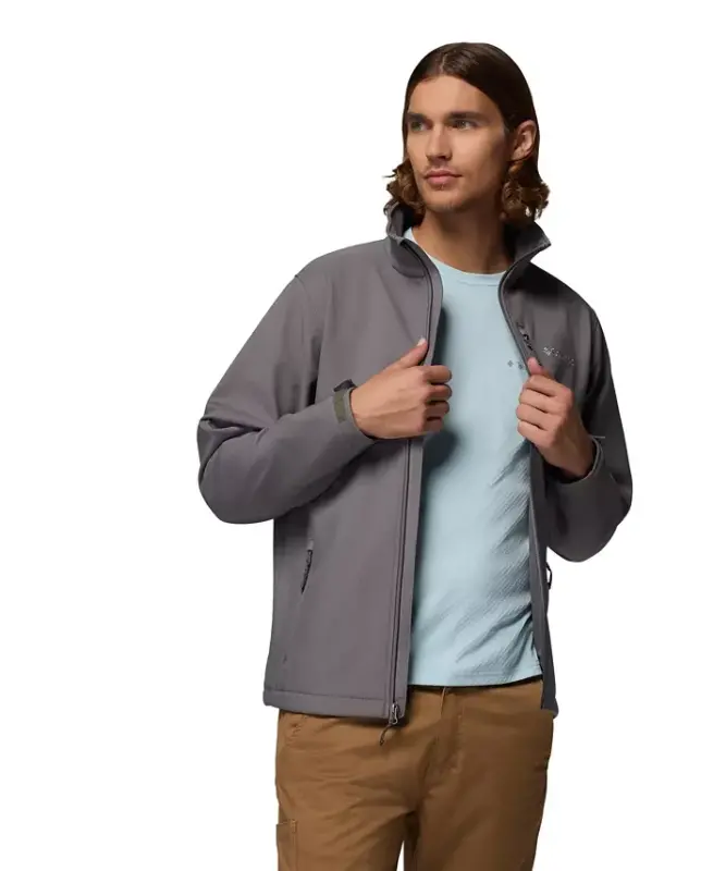 Men's Ascender Water-Resistant Softshell Jacket - City Grey - 5