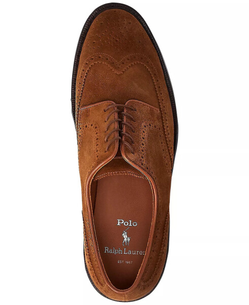 Erkek Asher Bağcıklı Brogue Ayakkabı Polo Pale Russet - 4