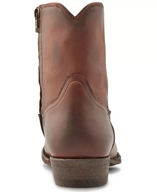 Men's Austin Inside-Zip Boots - Cognac Leather - 3