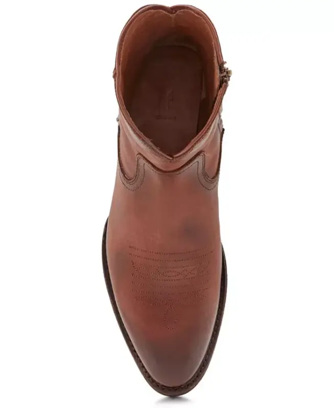 Men's Austin Inside-Zip Boots - Cognac Leather - 4