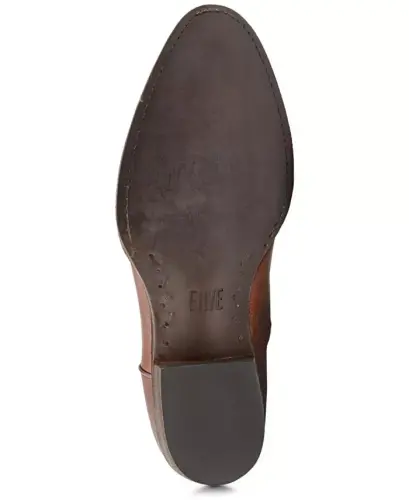 Men's Austin Inside-Zip Boots - Cognac Leather - 5