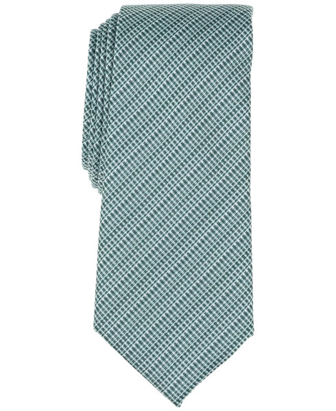 Men's Balaton Textured Stripe Tie, Exclusively at Modazone - Sage 