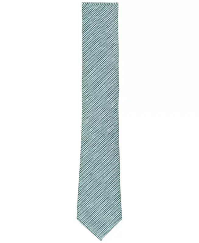 Men's Balaton Textured Stripe Tie, Exclusively at Modazone - Sage - 2