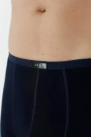 Erkek Bambu Boxer Lacivert İnce Bel Lastikli 5'li Paket - 8