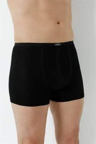 Erkek Bambu Boxer Siyah İnce Bel Lastikli 5'li Paket - 8
