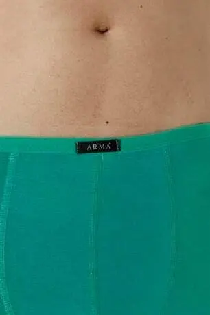 Erkek Bambu Boxer Yeşil İnce Bel Lastikli 5'li Paket - 5