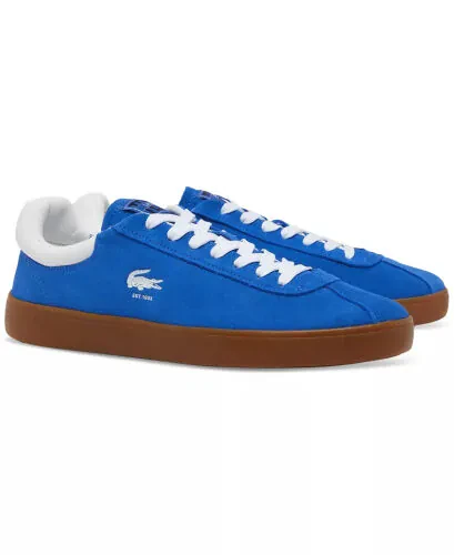 Men's Baseshot Low-Profile Sneaker-Blue/Gum - Lacoste