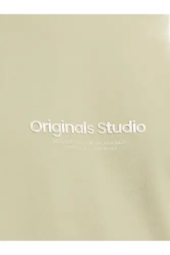 Erkek Basic Baskılı Düz Renk Rahat Kalıp Premium Günlük Tişört-Aqua Green - 6