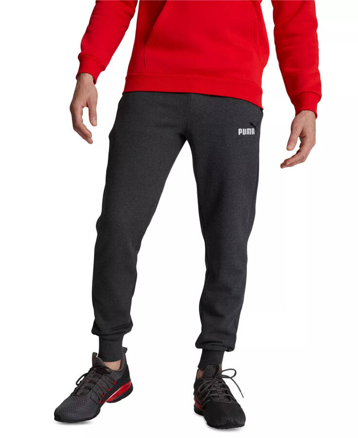 Erkek Baskılı Logo Polar Jogger Eşofman Altı Koyu Gri Melanj - 1