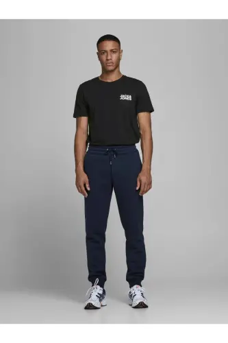 12151955 Jjecorp Logo Tee Ss O-neck Noos Erkek T-shirt - SİYAH 