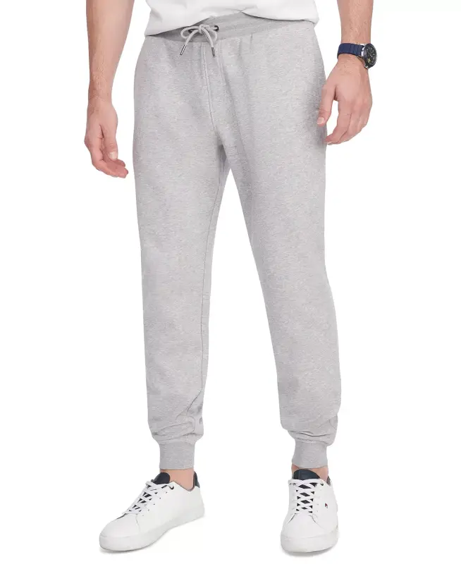 Men's Flag Logo Sweatpants - Light Grey Heather - 1