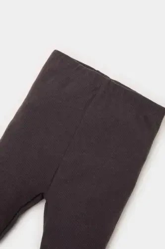 Erkek Bebek Basic Düz Fitilli Kaşkorse Alt-Antrasit - 2