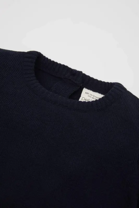 Erkek Bebek Bisiklet Yaka Kazak A5036a523au-Mavi - 2