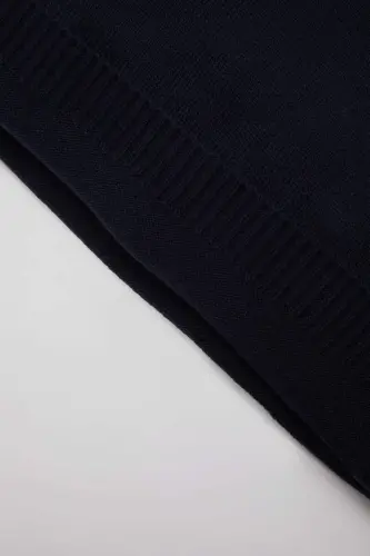 Erkek Bebek Bisiklet Yaka Kazak A5036a523au-Mavi - 3