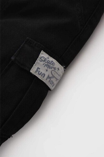 Erkek Bebek Cepli Jean Pantolon-Antrasit - 3