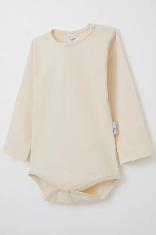 Erkek Bebek Çıtçıtlı Zıbın Body Basic 9 Ay-3 Yaş - 3