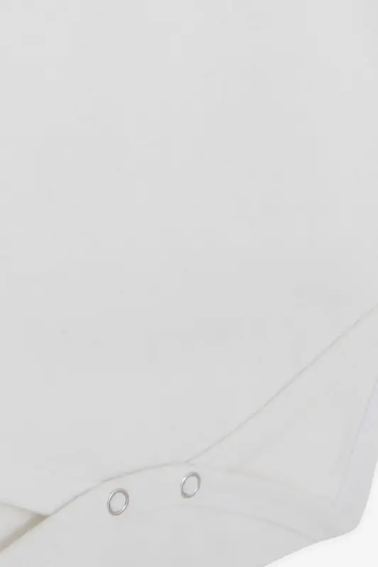 Erkek Bebek Çıtçıtlı Zıbın Body İş Makinası Baskılı 9 Ay-3 Yaş, Kırık Beyaz-Kırık Beyaz - 4