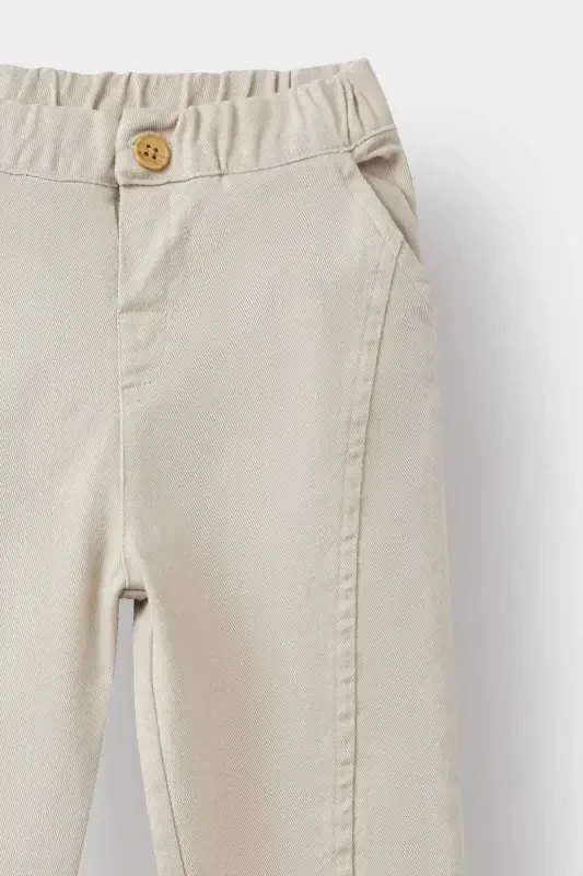 Erkek Bebek Beli Lastikli Düz Paça Gabardin Pantolon A8429A523WN - DEFACTO