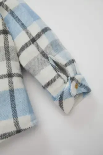 Erkek Bebek Flanel Kareli Uzun Kollu Gömlek D3361A524WN - 3
