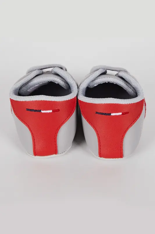 U.S. Polo Assn Erkek Bebek Gri Ayakkabı-Gri - 4