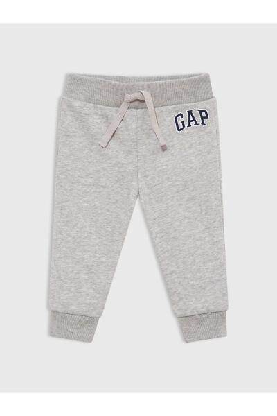 Erkek Bebek Gri Gap Logo Jogger Eşofman Altı - 6