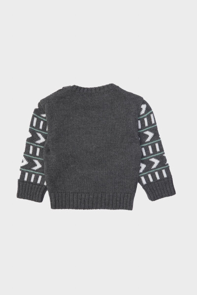 Erkek Bebek Gri Kazak 23FW0LT8402 - GRİ - GENEL MARKALAR (1)