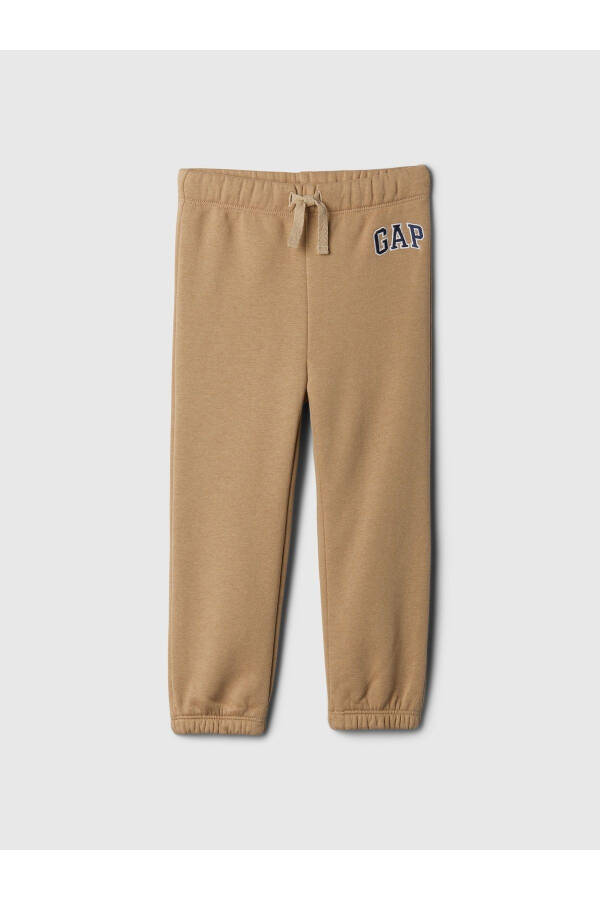 Erkek Bebek Kahverengi Gap Logo Pull-On Jogger Fleece Eşofman Altı - 9