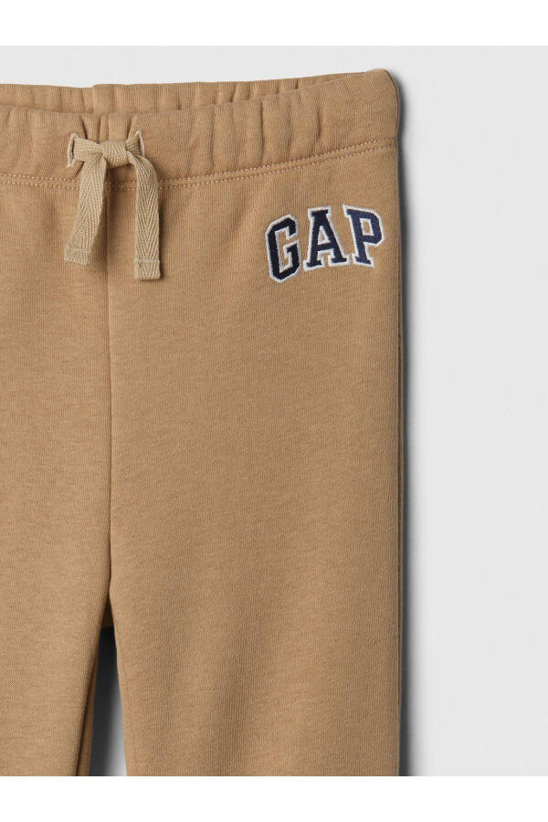 Erkek Bebek Kahverengi Gap Logo Pull-On Jogger Fleece Eşofman Altı - 10