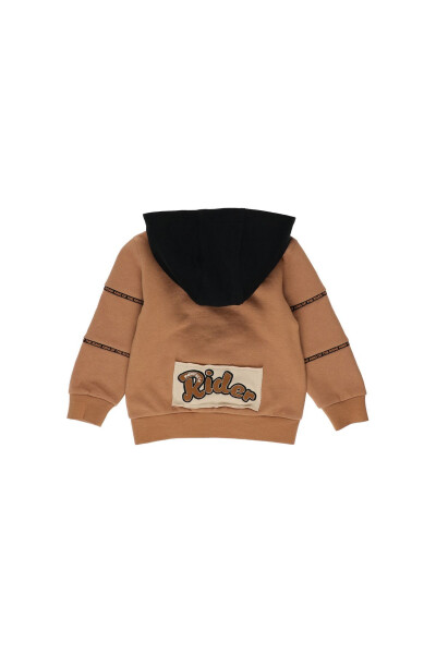 Erkek Bebek Kapüşonlu Sweatshirt - 8