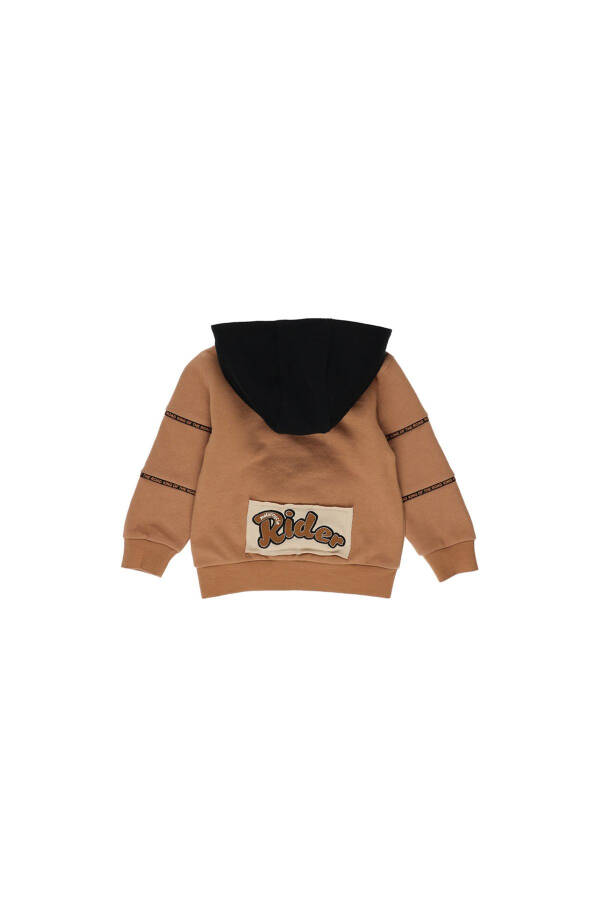 Erkek Bebek Kapüşonlu Sweatshirt - 5